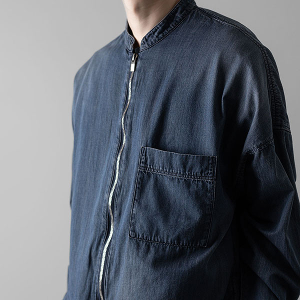 ATTACHMENT｜アタッチメントのトピックス「LIMITED - DENIM ZIP SHIRT