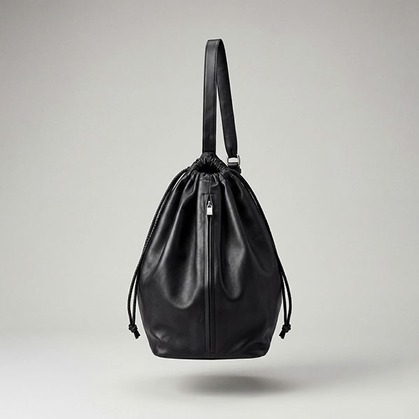 シンセティックレザー バケットバッグ / SYNTHETIC LEATHER BUCKET BAG