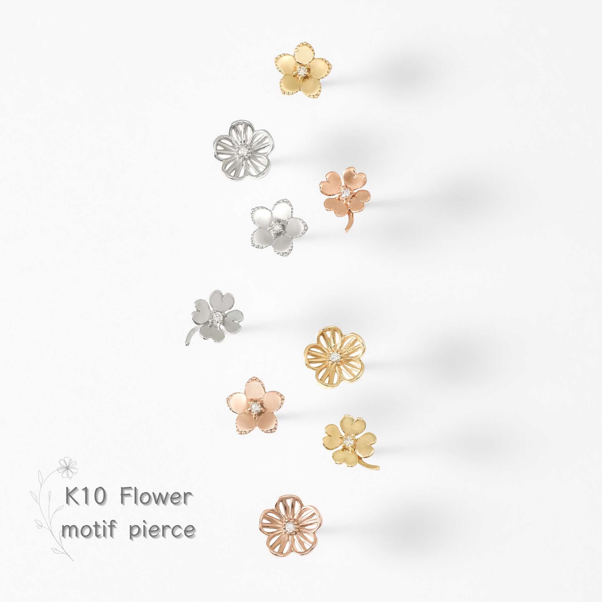 L&Co.｜エルアンドコーのトピックス「K10 フラワーモチーフピアス