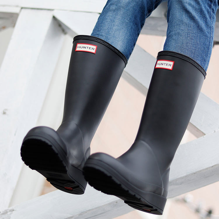 Hunter Original Play Boot Tall オリジナル プレイ ブーツ トール ロング レインブーツ レインシューズ Hunter ハンター のファッション通販 Zozotown