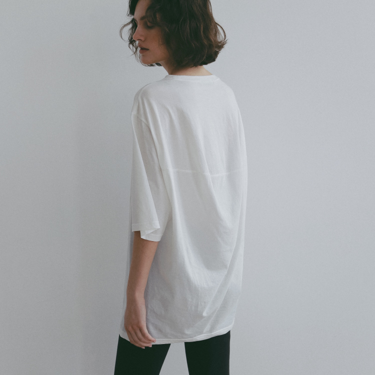 ZOZO限定カラー】センターピンタックシアーロンTee（Tシャツ