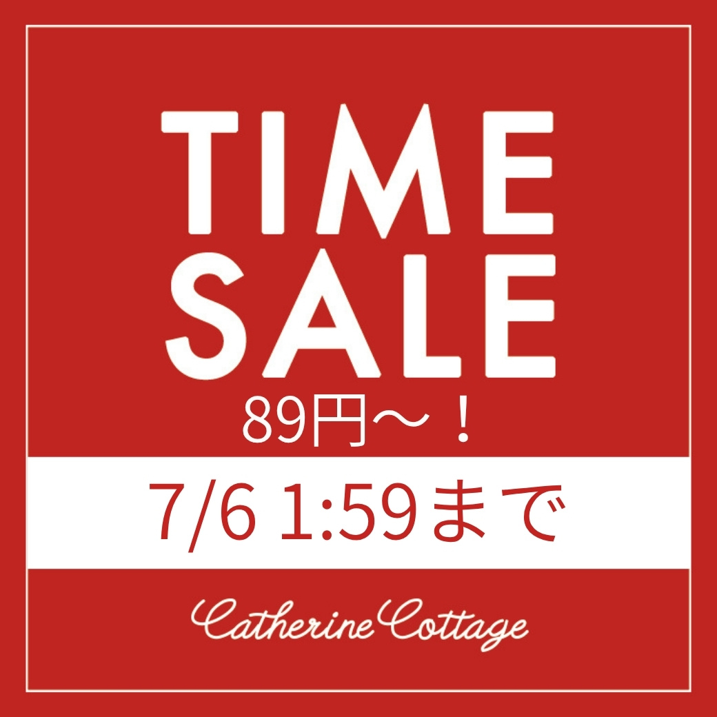 Catherine Cottage�i�L���T�����R�e�[�W�j�̃V���b�v�j���[�X�u�yZOZO�^�C���Z�[���z�J�Ò� 7/6 1�F59�܂� �v