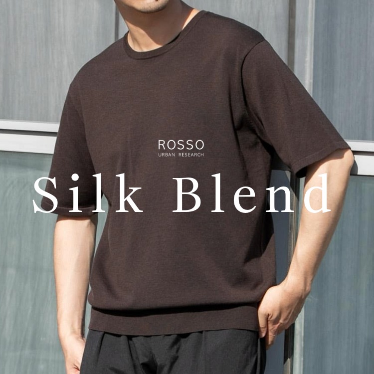 URBAN RESEARCH ROSSO�i�A�[�o�����T�[�` ���b�\�j�̃V���b�v�j���[�X�u�V���N���Ŗ�����A��l�̃T�}�[�j�b�g�V���[�Y �v