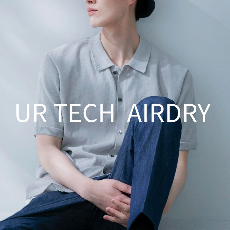 URBAN RESEARCH ROSSO�i�A�[�o�����T�[�` ���b�\�j�̃V���b�v�j���[�X�u���΂ދG�߂������Ɖ��K�BUR TECH AIRDRY �v