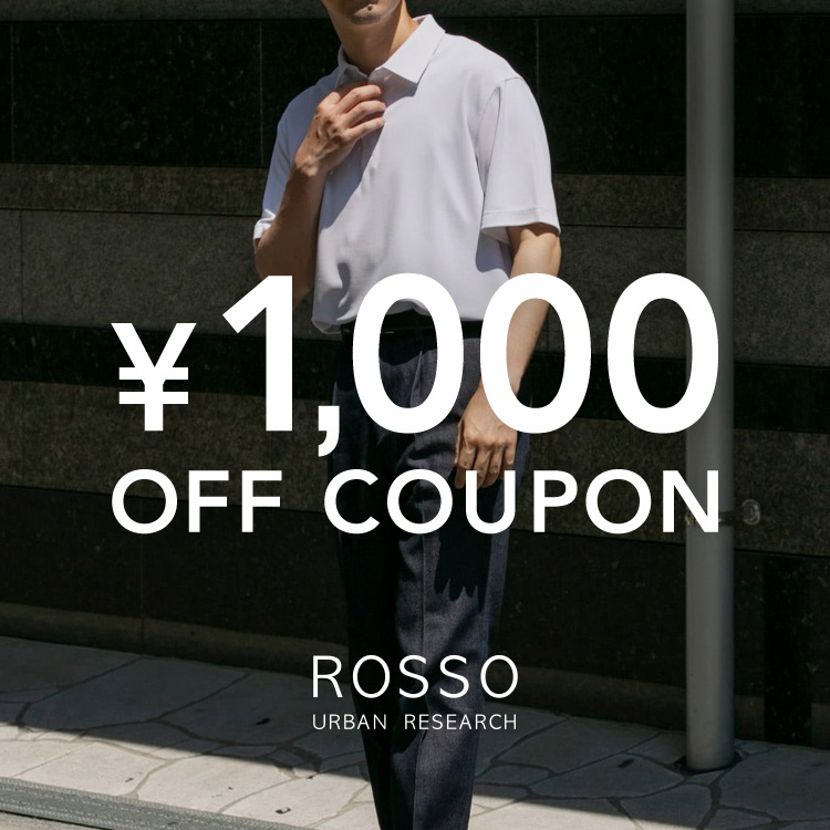 URBAN RESEARCH ROSSO�i�A�[�o�����T�[�` ���b�\�j�̃V���b�v�j���[�X�u�_1000�~�N�[�|���^URBAN RESEARCH ROSSO�Ŏg����{������N�[�|���v���[���g �v