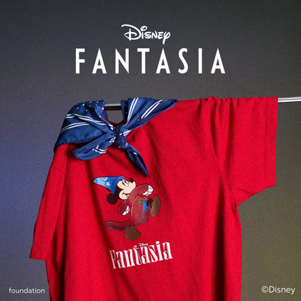 DISNEY FANTASIA】 ビッグフロント プリントTシャツ/ディズニー