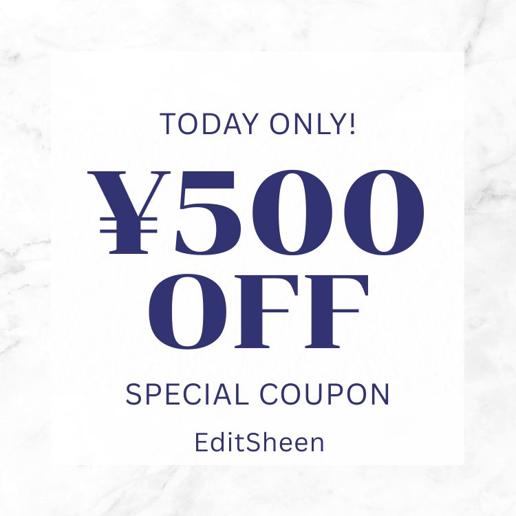 Edit Sheen�i�G�f�B�b�g �V�[���j�̃V���b�v�j���[�X�u�y�{������z500�~�N�[�|���z�z���I�v