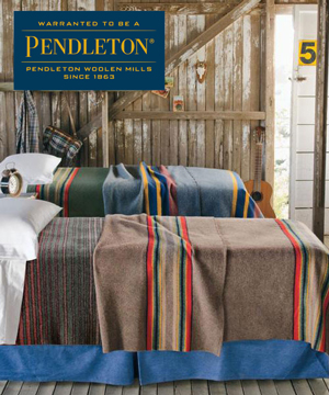 PENDLETON ウールブランケット毛布 - 布団・毛布