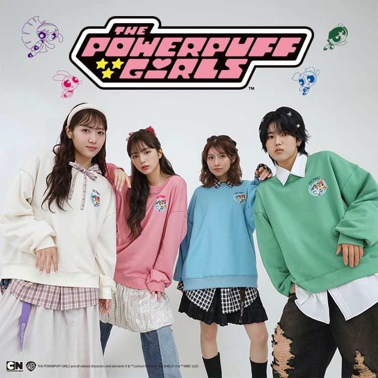 DOUBLE NAMEi_ul[j̃Vbvj[XuTHE POWERPUFF GIRLS COLLECTIONv