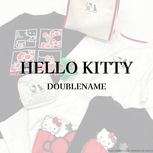 DOUBLE NAME�i�_�u���l�[���j�̃V���b�v�j���[�X�uHELLO KITTY×m:rex COLLECTION�v