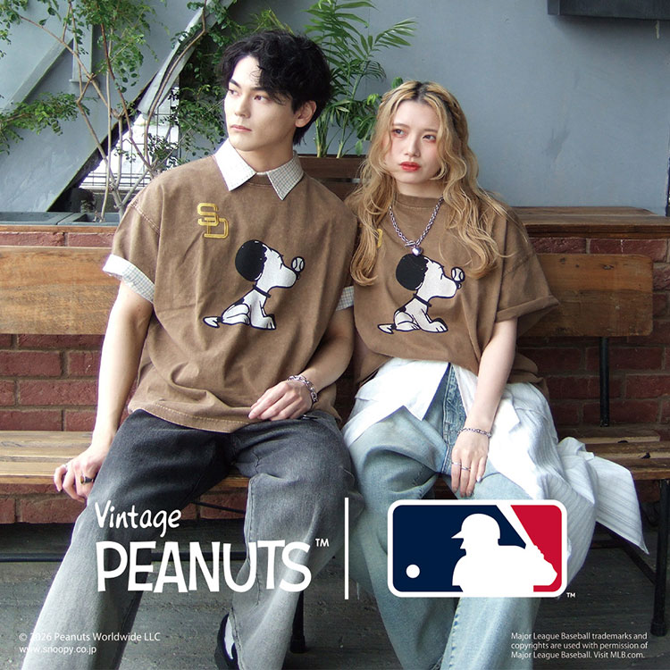 DOUBLE NAME�i�_�u���l�[���j�̃V���b�v�j���[�X�uMLB×PEANUTS COLLECTION�v
