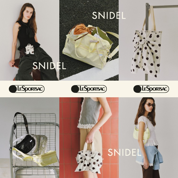 SNIDEL�i�X�i�C�f���j�̃V���b�v�j���[�X�uSNIDEL�i�X�i�C�f���j× LeSportsac�i���X�|�[�g�T�b�N�j�v