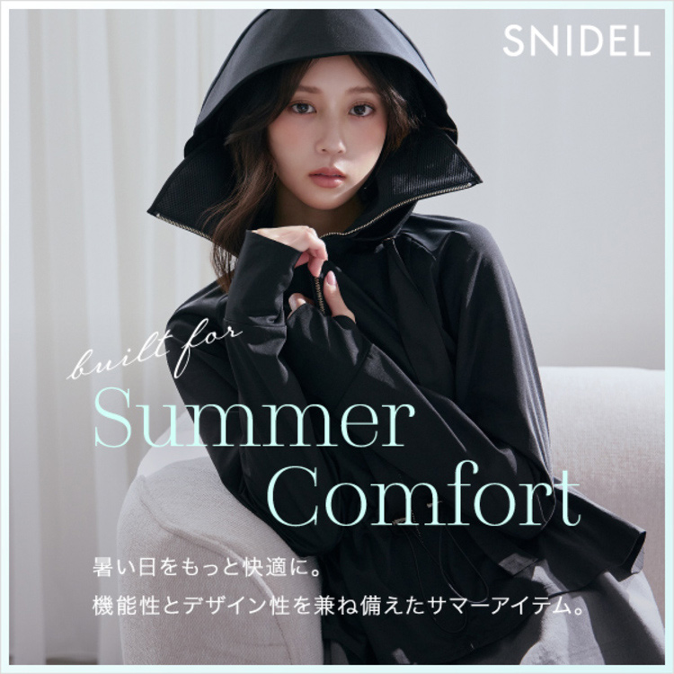 SNIDEL�i�X�i�C�f���j�̃V���b�v�j���[�X�uSNIDEL(�X�i�C�f��)�@�\�����f�U�C������������A���̉Ē��ڂ̃T�}�[�E�F�A�v