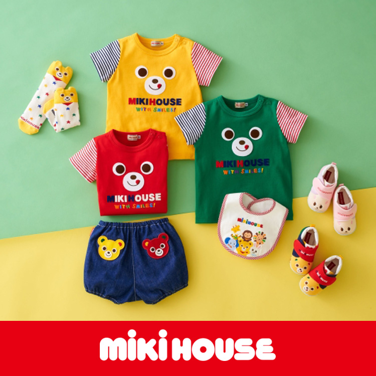 Miki House ミキハウスのトピックス ミキハウス かわいい キャラクターtシャツ Zozotown