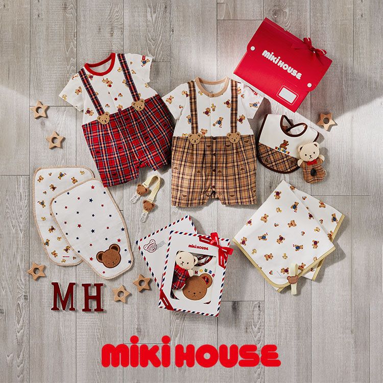 チェックベアラトル（その他ベビー用品）｜MIKI HOUSE