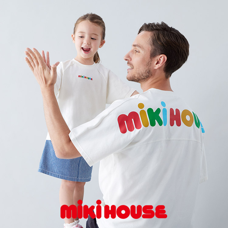 バックロゴショートオール（ロンパース）｜MIKI HOUSE