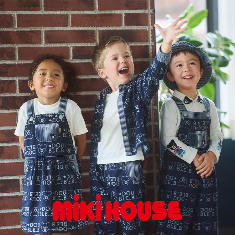 MIKI HOUSE�i�~�L�n�E�X�j�̃V���b�v�j���[�X�u�y�~�L�n�E�X�z�_�_�u��B�������̃f�j���^�v