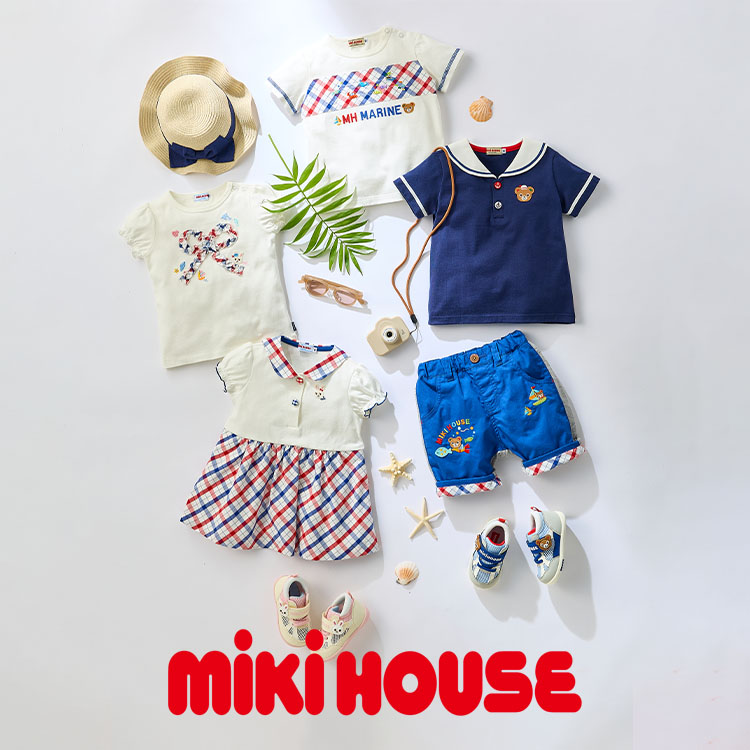 MIKI HOUSE�i�~�L�n�E�X�j�̃V���b�v�j���[�X�u�y�~�L�n�E�X�z�������̂���`�F�b�N���}�����e�C�X�g�ɒ��ځI�v