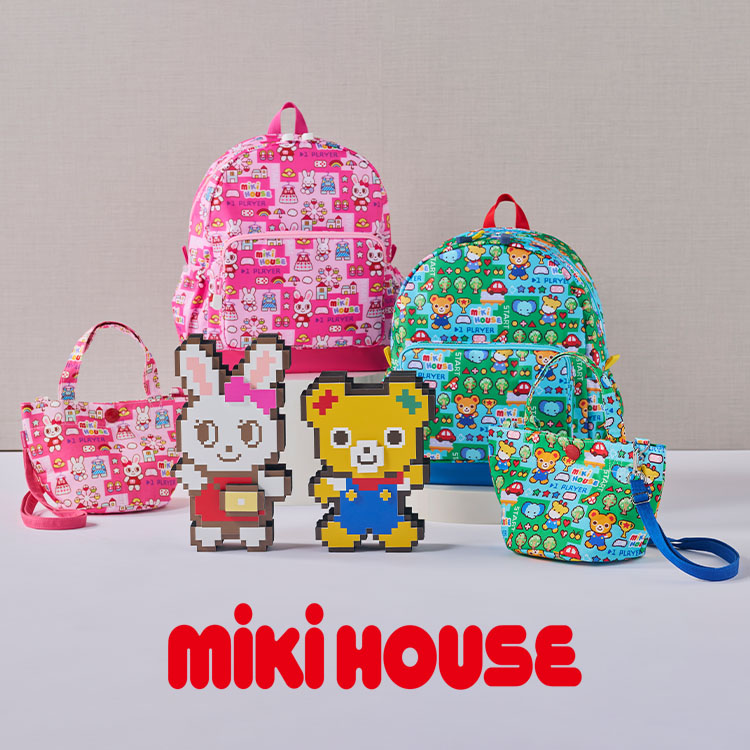 MIKI HOUSE�i�~�L�n�E�X�j�̃V���b�v�j���[�X�u�y�~�L�n�E�X�z�_GW�̂��ł����ɁI�o�b�O�E�����b�N�^�v