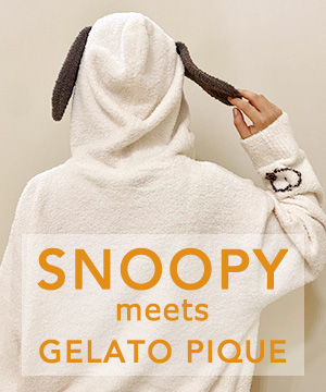 Gelato Pique ジェラート ピケのトピックス Gelato Pique Snoopyになれちゃうニットシリーズ Zozotown