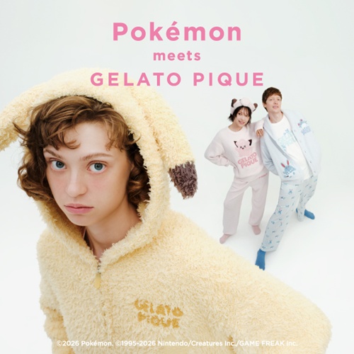 gelato pique�i�W�F���[�g�@�s�P�j�̃V���b�v�j���[�X�u�y�{���̔��J�n�zPokemon meets GELATO PIQUE�v