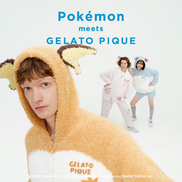 gelato pique�i�W�F���[�g�@�s�P�j�̃V���b�v�j���[�X�uPokemon meets GELATO PIQUE�v