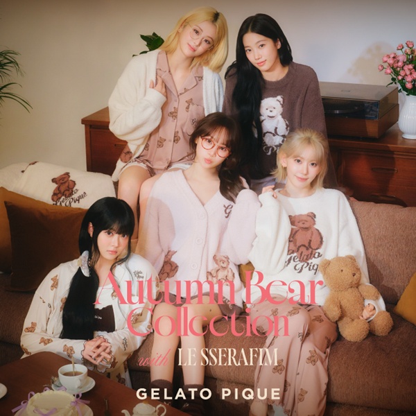 gelato pique�i�W�F���[�g�@�s�P�j�̃V���b�v�j���[�X�u�_�{���̔��J�n�^Autumn Bear Collection with LE SSERAFIM �v