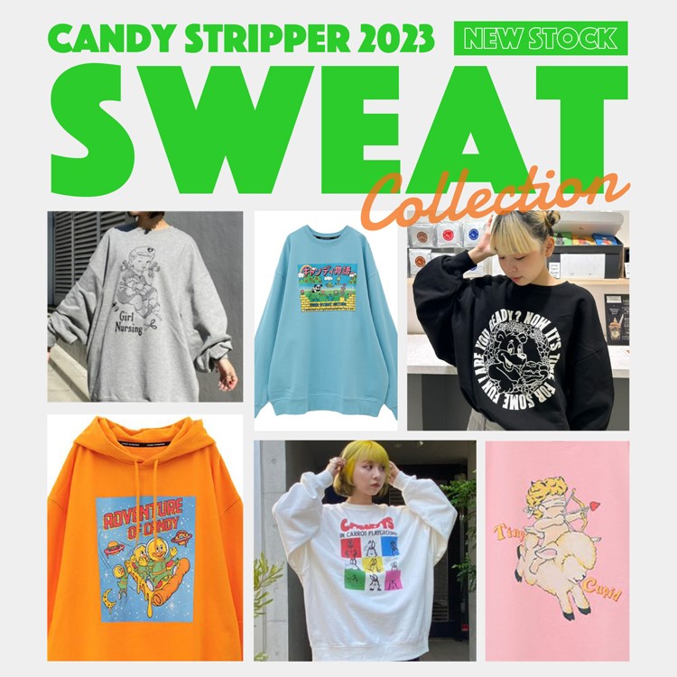 セール】CANDY STORY SWEAT ワンピース（スウェット）｜Candy Stripper