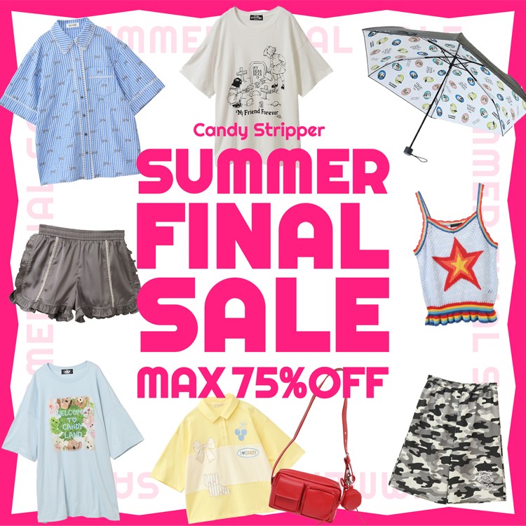 Candy StripperiLfBXgbp[ j̃Vbvj[XuySUMMER FINAL SALEz߃Z[ACev
