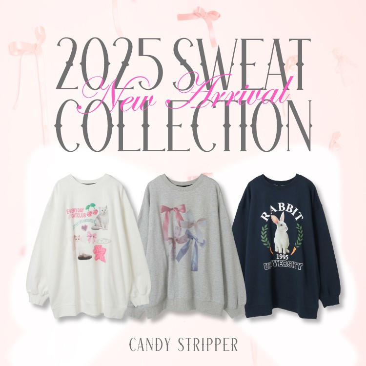 Candy StripperiLfBXgbp[ j̃Vbvj[Xuy2025 SWEAT COLLECTIONzVXEFbg3^Љv
