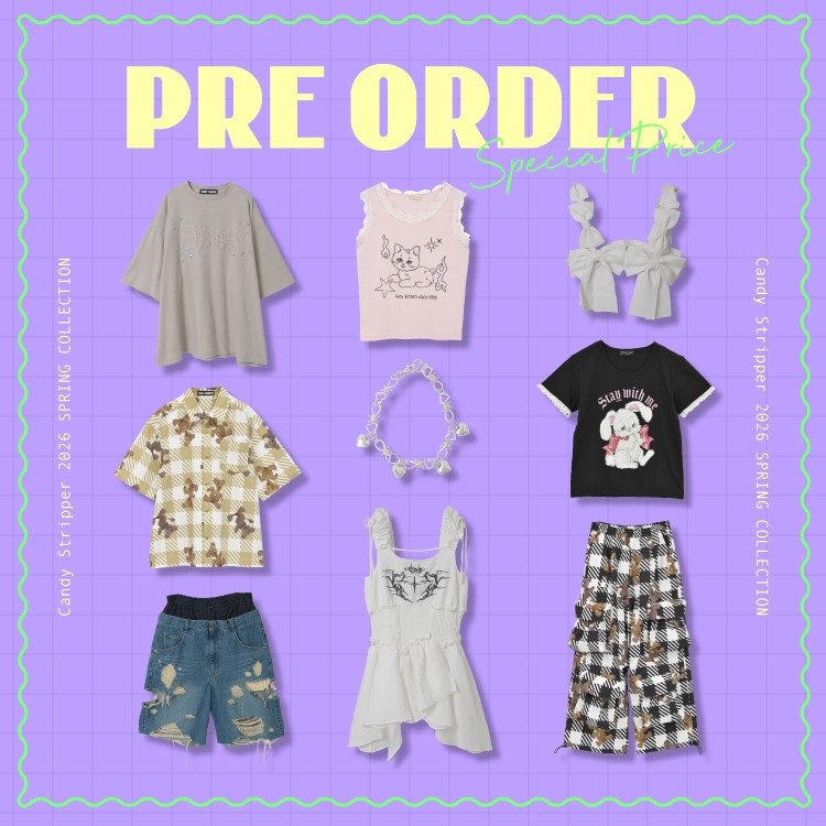 Candy Stripper�i�L�����f�B�X�g���b�p�[�j�̃V���b�v�j���[�X�u�yTIME SALE����z�\�񊄁I�I�v