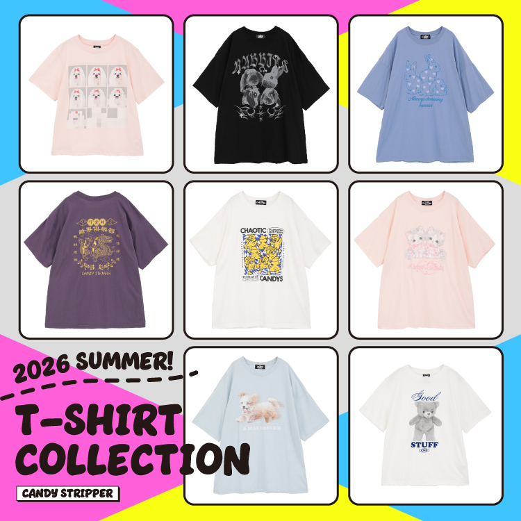 Candy Stripper�i�L�����f�B�X�g���b�p�[�j�̃V���b�v�j���[�X�u�y2026 SPRING TEE COLLECTION�z9�^�����ԓ��聝�v