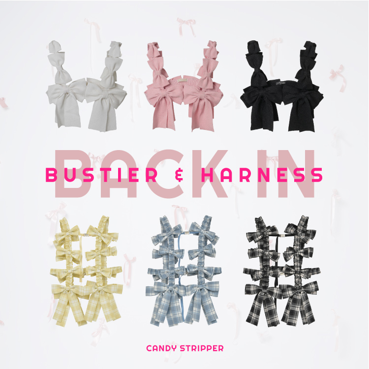 Candy Stripper�i�L�����f�B�X�g���b�p�[�j�̃V���b�v�j���[�X�u�yBACK IN BUSTIER��HARNESS�z�ǉ��\��X�^�[�g�v