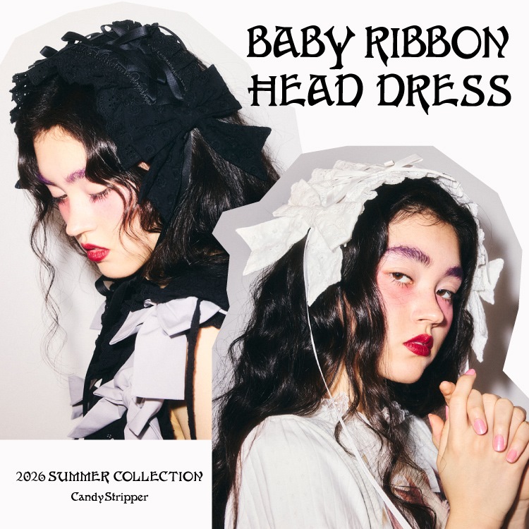 Candy Stripper�i�L�����f�B�X�g���b�p�[�j�̃V���b�v�j���[�X�u�yBABY RIBBON HEAD DRESS�z�������߃A�C�e����v