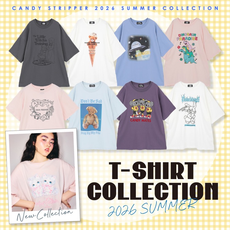 Candy Stripper�i�L�����f�B�X�g���b�p�[�j�̃V���b�v�j���[�X�u�y2026 SPRING TEE COLLECTION�z12�^�����ԓ��聝�v