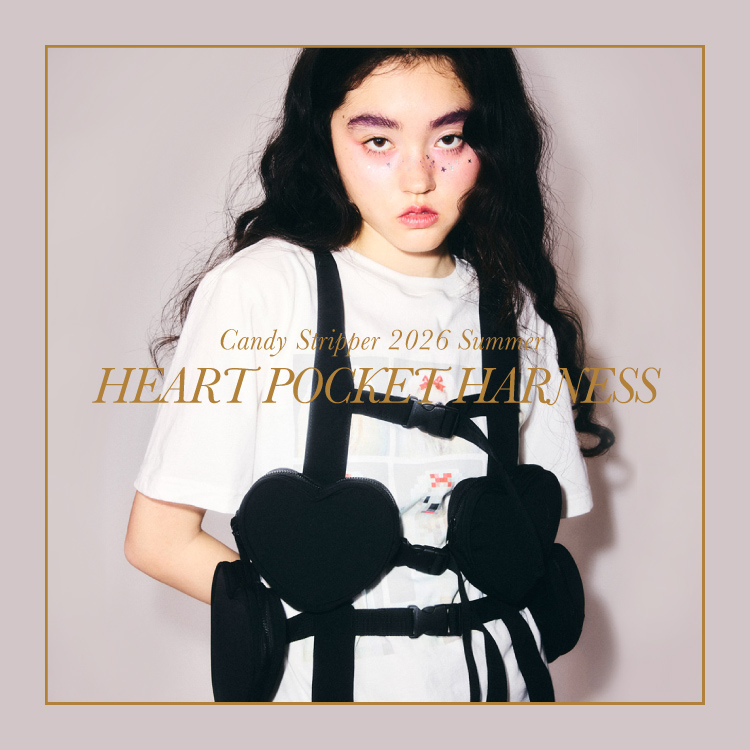 Candy Stripper�i�L�����f�B�X�g���b�p�[�j�̃V���b�v�j���[�X�u�yHEART POCKET HARNESS�z����͂����v