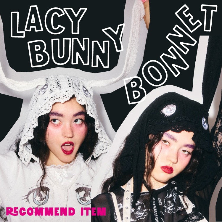 Candy Stripper�i�L�����f�B�X�g���b�p�[�j�̃V���b�v�j���[�X�u�yLACY BUNNY BONNET�z�f���A�C�e����v