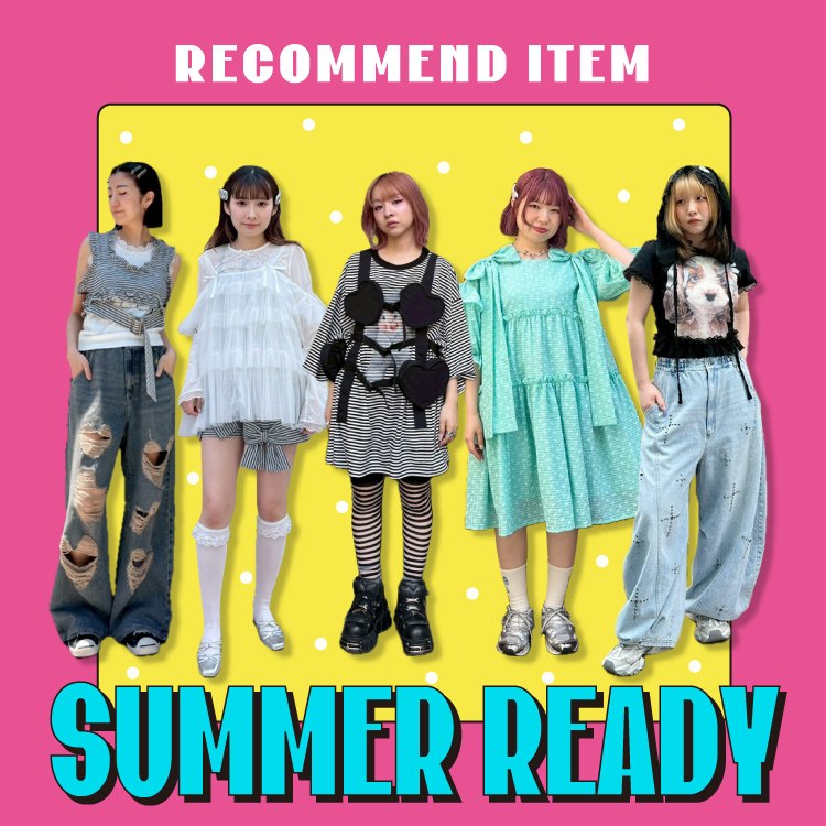 Candy Stripper�i�L�����f�B�X�g���b�p�[�j�̃V���b�v�j���[�X�u�ySUMMER READY�z������^�Ă܂Ŋ��􂷂�A�C�e���I �v