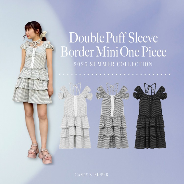 Candy Stripper�i�L�����f�B�X�g���b�p�[�j�̃V���b�v�j���[�X�u�ySUMMER STRIPE NEW MINI DRESS�z�V�샏���s�[�X��v