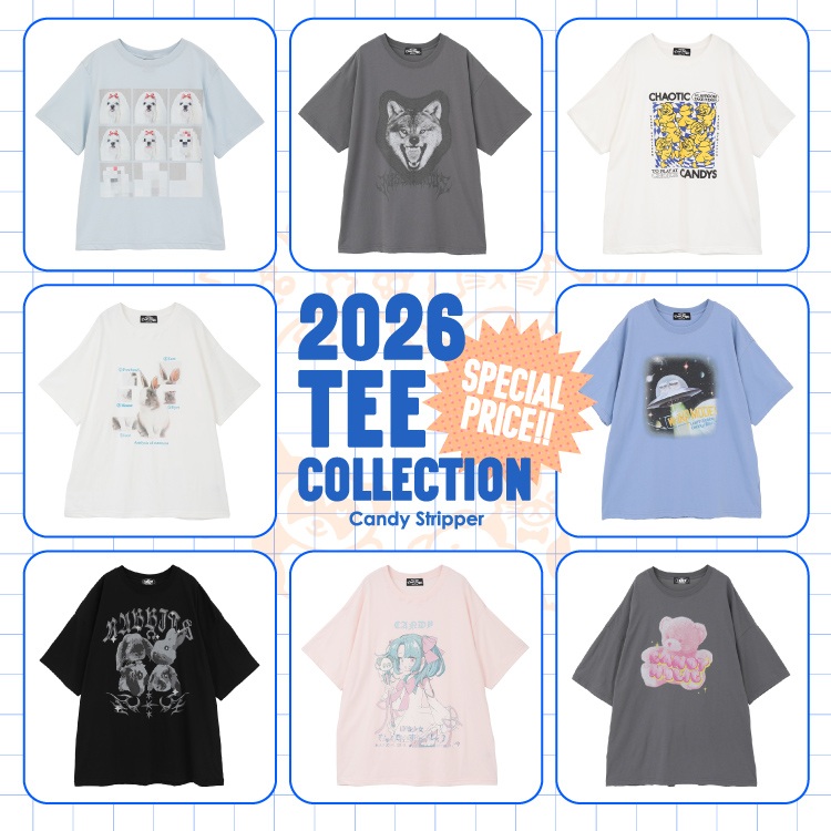 Candy Stripper�i�L�����f�B�X�g���b�p�[�j�̃V���b�v�j���[�X�u�ySPECIAL PRICE TEE COLLECTION�z�����`�����X�I�v