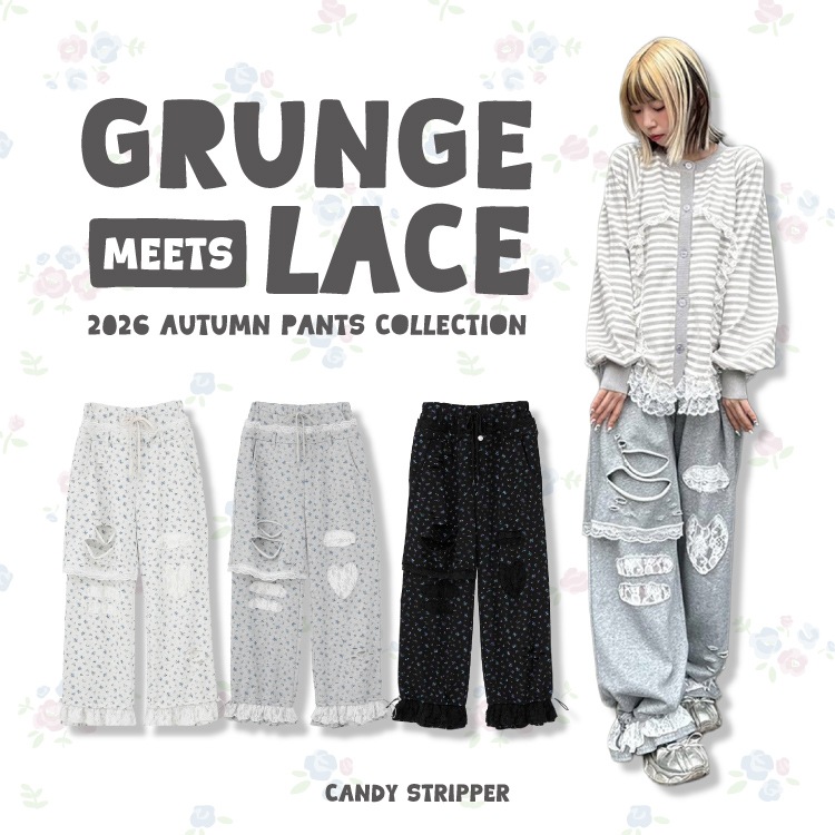 Candy Stripper�i�L�����f�B�X�g���b�p�[�j�̃V���b�v�j���[�X�u�yGRUNGE MEETS LACE�z�V��X�E�F�b�g�p���c��CHECK�I�v