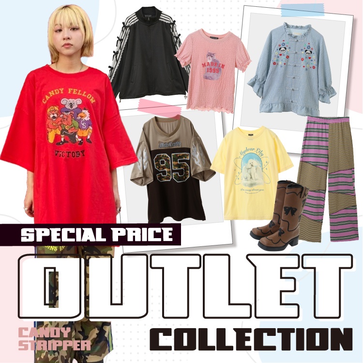 Candy Stripper�i�L�����f�B�X�g���b�p�[�j�̃V���b�v�j���[�X�u�yOUTLET COLLECTION�z�����������ς���v