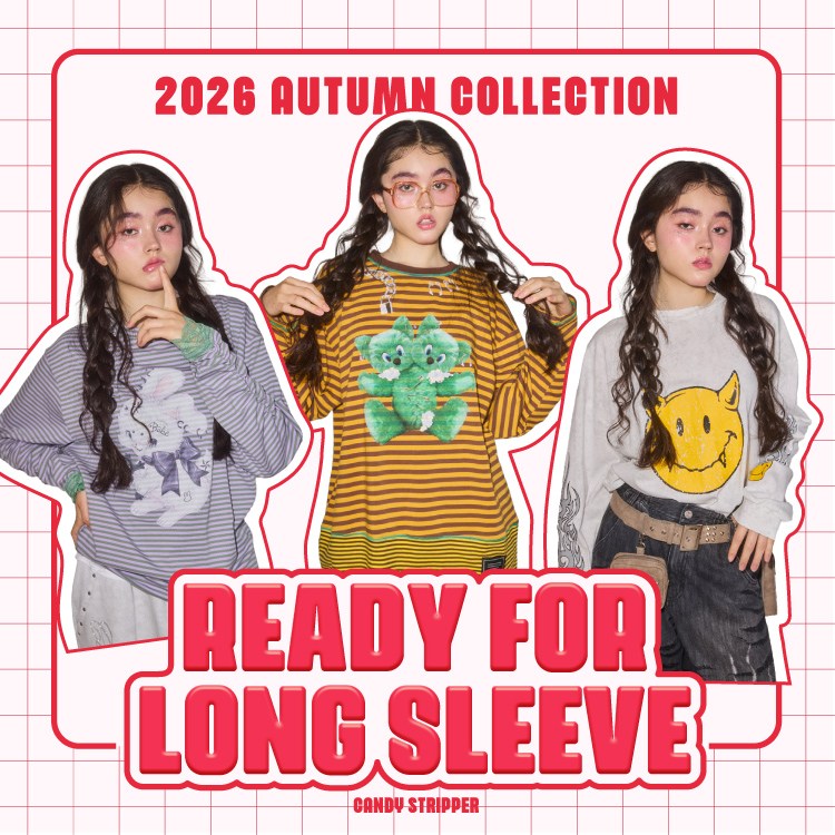 Candy Stripper�i�L�����f�B�X�g���b�p�[�j�̃V���b�v�j���[�X�u�yREADY FOR LONG SLEEVE�z����T�R���N�V�����I�v