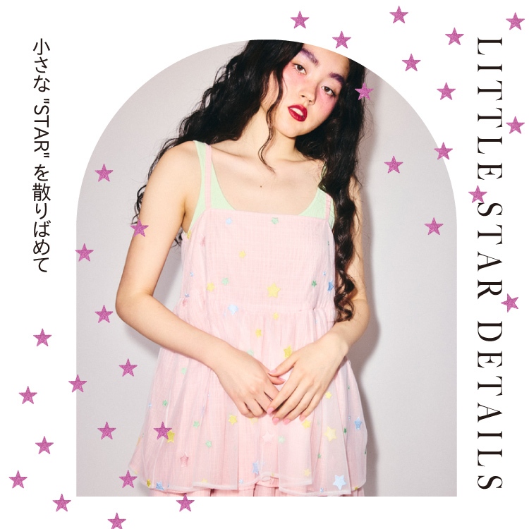 Candy Stripper�i�L�����f�B�X�g���b�p�[�j�̃V���b�v�j���[�X�u�yLITTLE STAR DETAILS�z���̃f�B�e�[����CHECK���c�v
