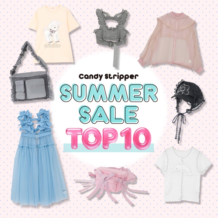 Candy Stripper�i�L�����f�B�X�g���b�p�[�j�̃V���b�v�j���[�X�u�ySUMMER SALE TOP10�z�l�C��TOP�A�C�e�������s�b�N�A�b�v�I�v