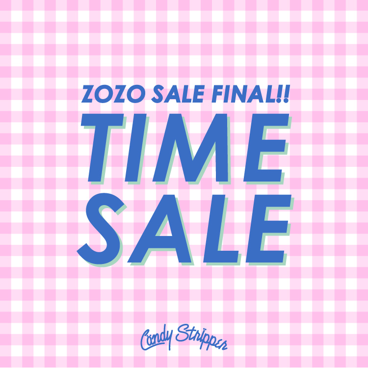 Candy Stripper�i�L�����f�B�X�g���b�p�[�j�̃V���b�v�j���[�X�u��TIME SALE �J�Ò��������ȃA�C�e�����肾�������v
