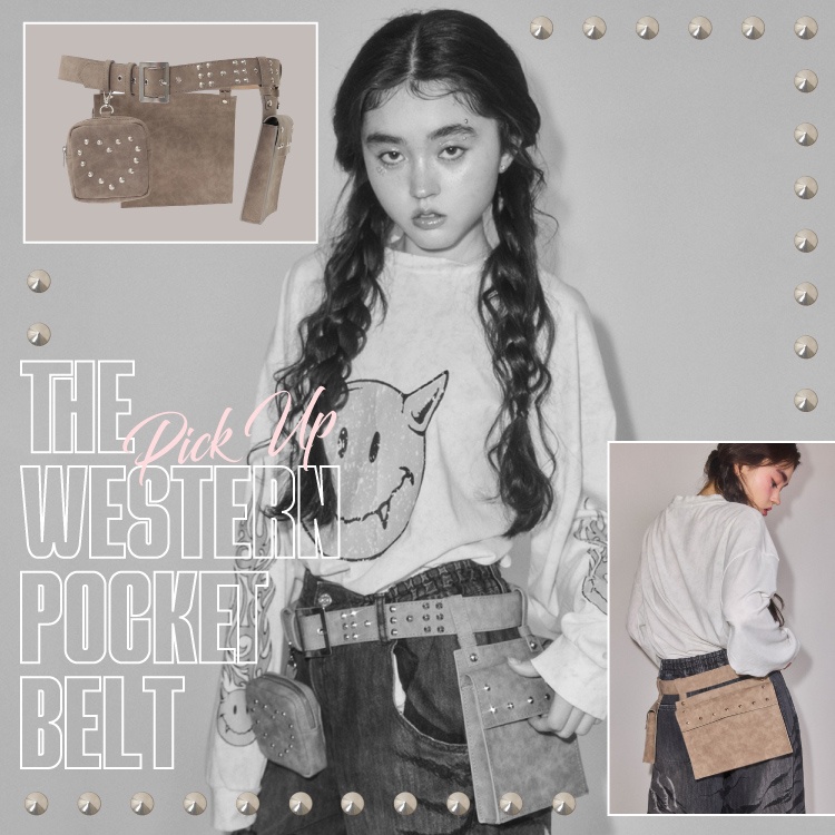 Candy Stripper�i�L�����f�B�X�g���b�p�[�j�̃V���b�v�j���[�X�u�yTHE WESTERN POCKET BELT�z�R�[�f�B�l�[�g�̃A�N�Z���g�ɁI�v