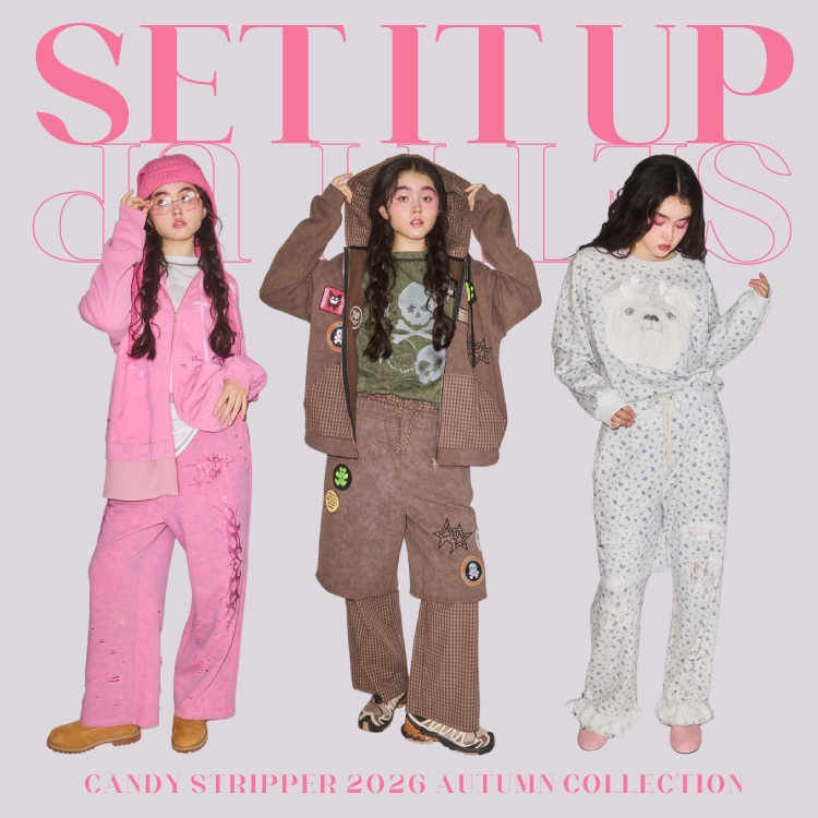 Candy Stripper�i�L�����f�B�X�g���b�p�[�j�̃V���b�v�j���[�X�u�ySET IT UP�z�Z�b�g�A�b�v���y��������v