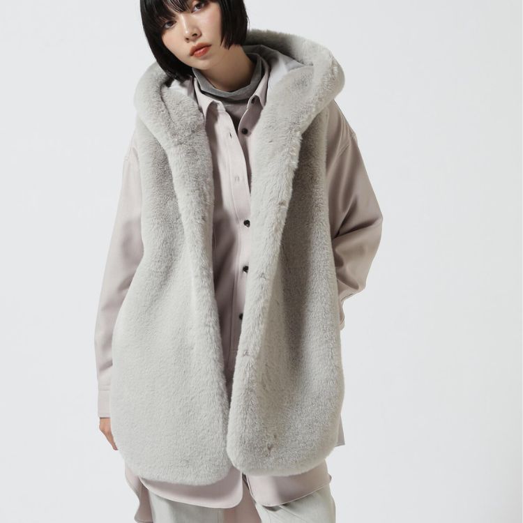 AULA（アウラ）REVERSE LONG WOOL COAT/リバーシブルコート（その他