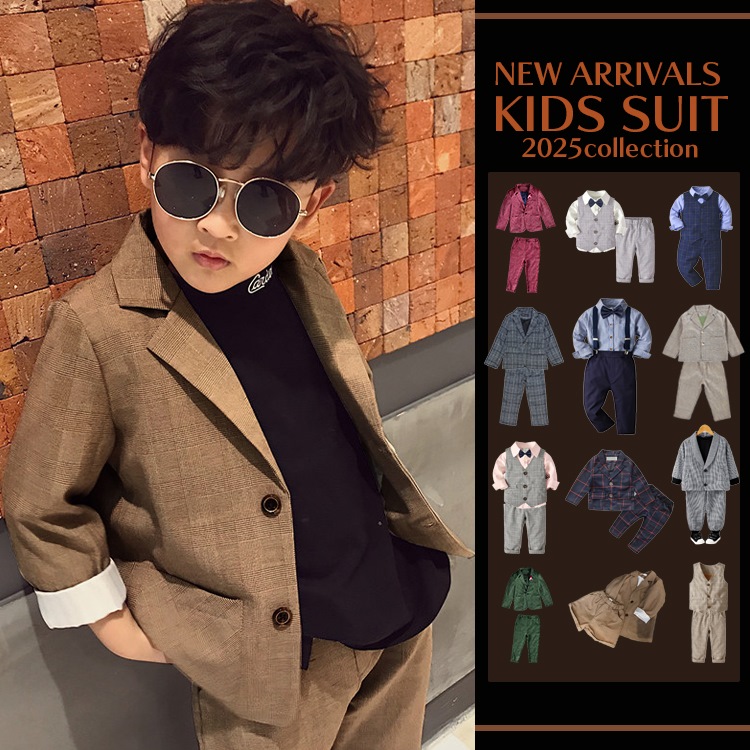 バーバリー　キッズ　セットアップ　チェック　ジャケット　パンツ　140cm ファッション通販 ベビー・キッズ バーバリー キッズ セットアップ